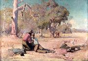 David Davies Under the Burden and Heat of the Day France oil painting artist